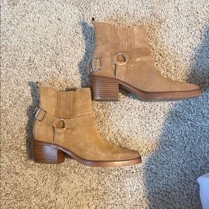 Sam Edelman Tan Ankle Booties